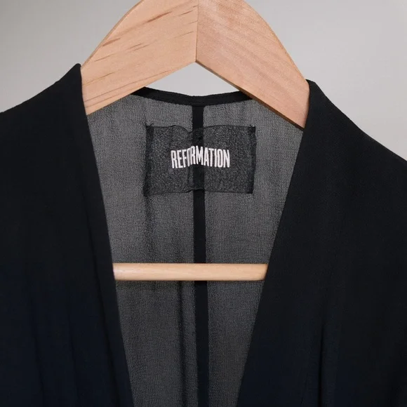 Reformation black jumpsuit - Picture 4 of 4